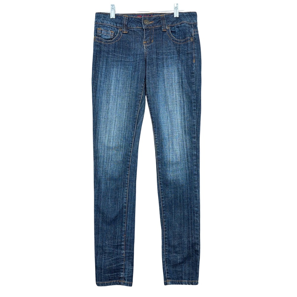 Bongo Fearless Ultra Skinny Jeans Womens‎ 5 Cotton Spandex Blue Denim 10057